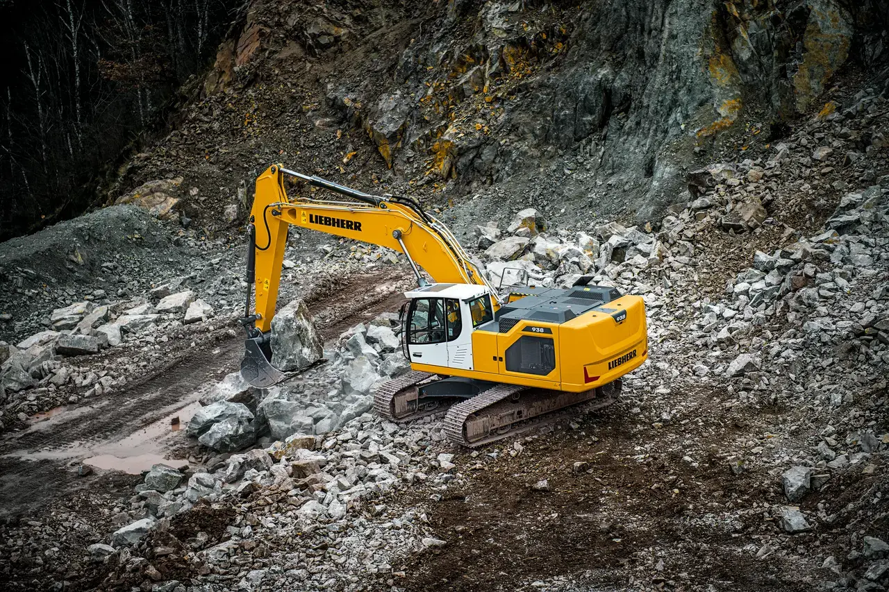 Pelle hydraulique Liebherr R 938 Litronic sur chenilles