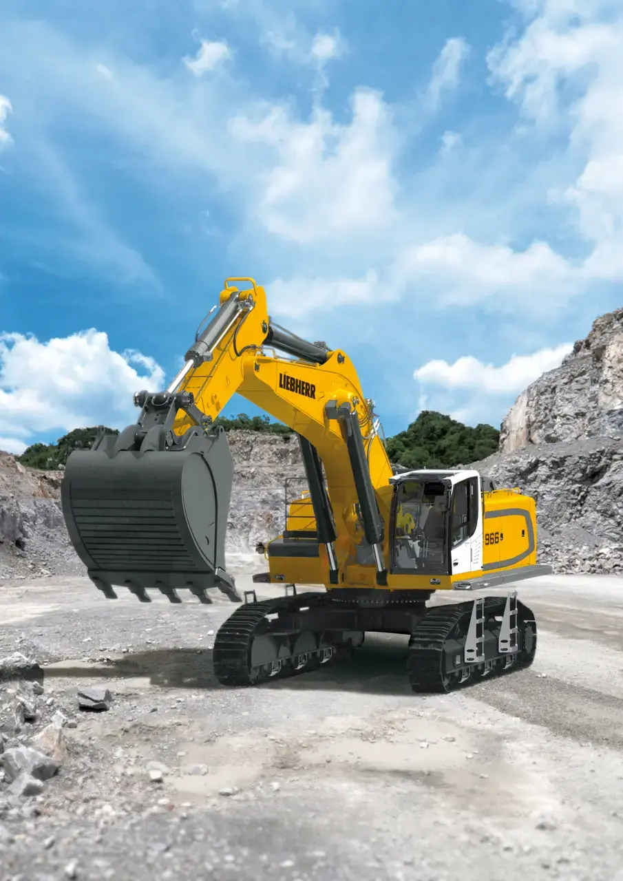 Pelle hydraulique Liebherr R 966 Litronic — gamme pelles Liebherr